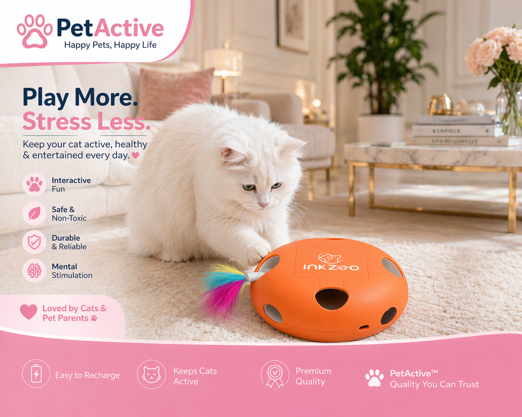 PetActive Smart Whack-A-Mole Cat Toy