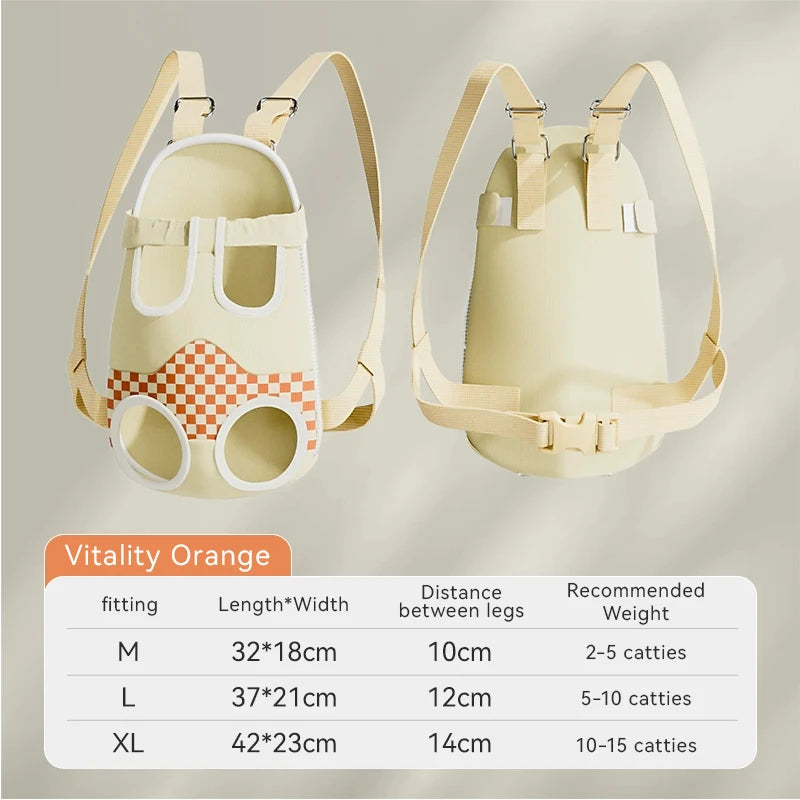 3D Airflow Pet Carrier Backpack - Front-Facing Escape-Proof Cat & Small Dog Carrier, Ergonomic Shoulder Straps with Tripl