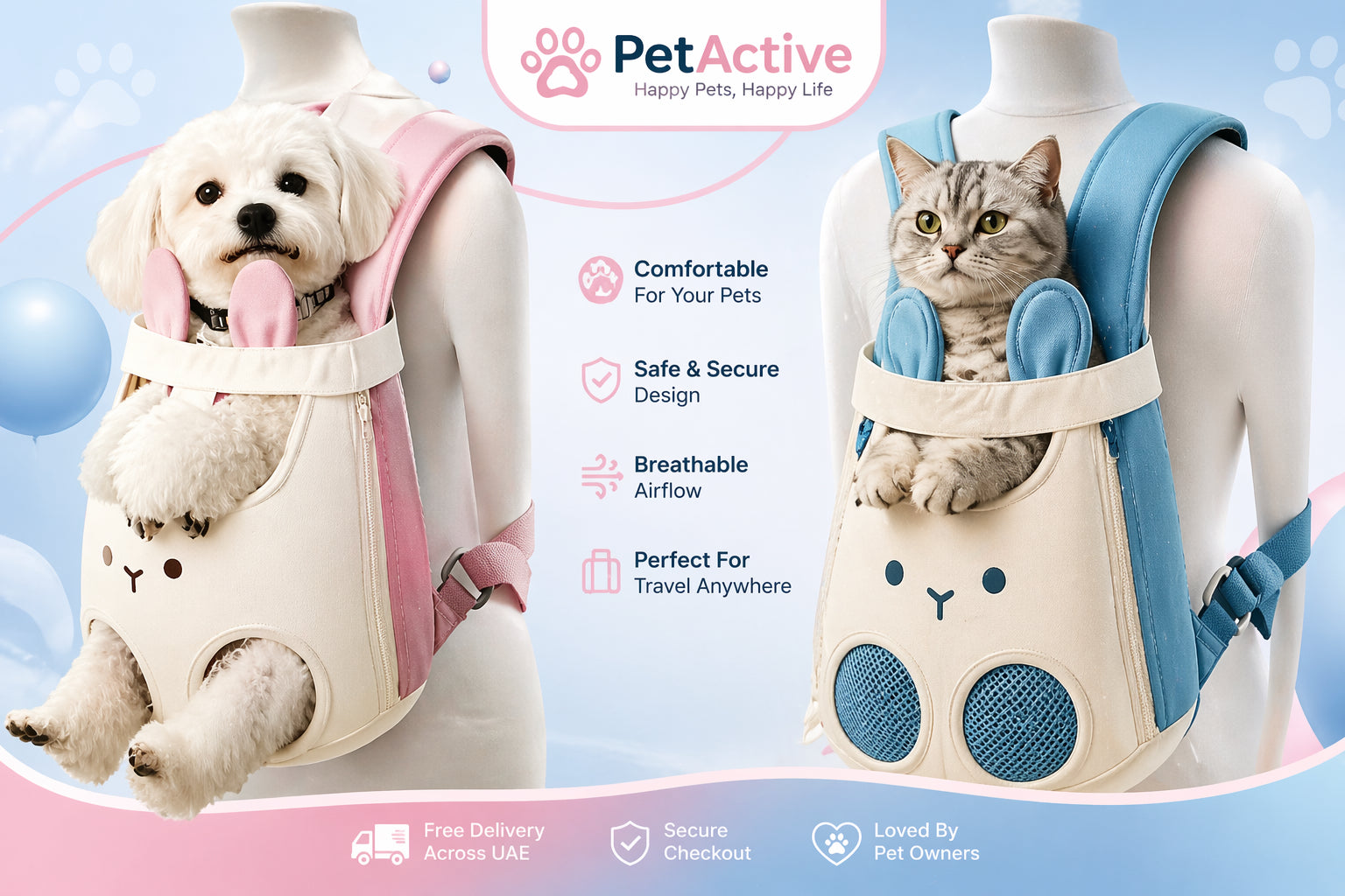 PetActive AirFlow Pet Backpack